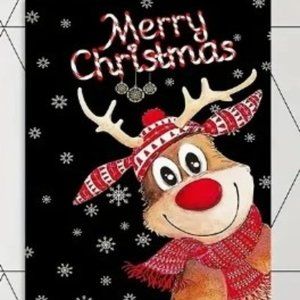 5D Charming Christmas Reindeer Diamond Dot Painting